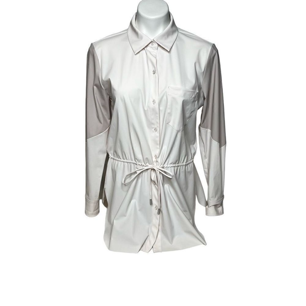 Lysse Elsie Pink Color Block Drawstring Shirt Siz… - image 2